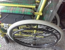 Pneumatic wheels3 รถเข็นผู้ป่วย ข้อแตกต่างระหว่างล้อยางตัน ล้อยางลม